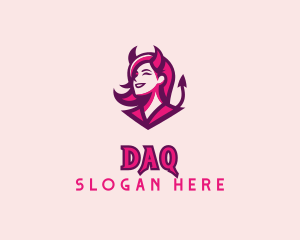 Costume - Devil Woman Arcade logo design