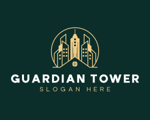 Hotel Tower Building logo design