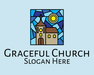 Church - Parish Church Mosaic logo design