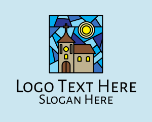 Basilica - Parish Church Mosaic logo design