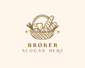 Rustic Bread Basket Logo
