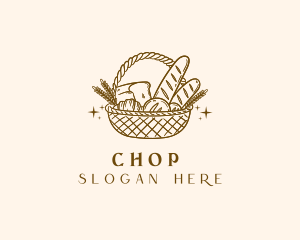 Rustic Bread Basket Logo