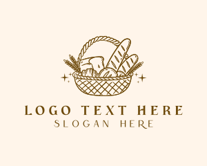 Rustic Bread Basket Logo