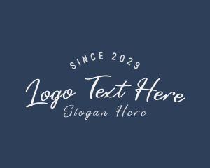 Fun - Cursive Business Craft logo design