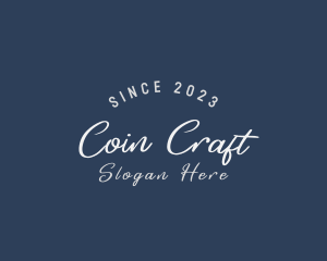 Cursive Business Craft logo design