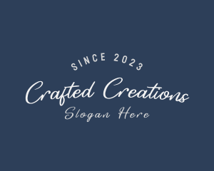 Cursive Business Craft logo design