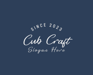 Cursive Business Craft logo design