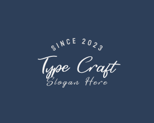 Cursive Business Craft logo design