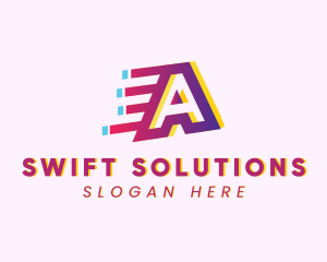 Speedy - Speedy Letter A Motion Business logo design