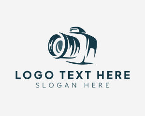 Shutter - Video Camera Lens logo design