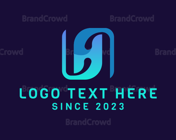 Digital Marketing Letter H Logo