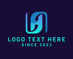 Enterprise - Digital Marketing Letter H logo design