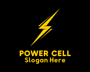 Battery - Flash Lightning Strike logo design