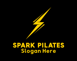 Flash Lightning Strike logo design