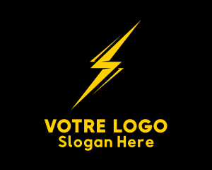 Flash Lightning Strike logo design