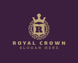 Crown Book College logo design