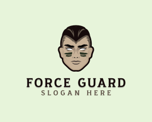 Enforcer - War Army Soldier logo design