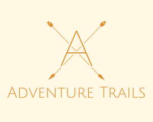 Adventure Hunting Arrow logo design