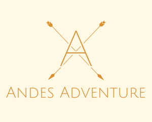 Adventure Hunting Arrow logo design