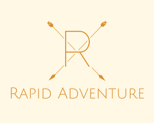 Adventure Hunting Arrow logo design