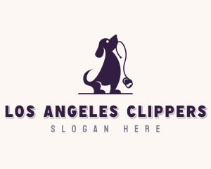 Animal Shelter - Dog Walker Leash logo design