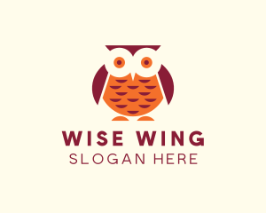 Owl Bird Aviary logo design