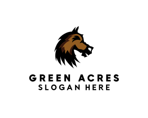 Farming - Animal Horse Farm logo design