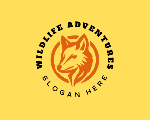 Wildlife Fox Animal logo design