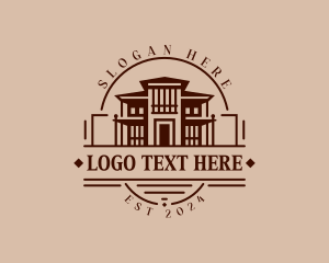 Airbnb - Residential House Architecture logo design