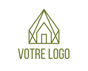 Structure - Green Builder Residence logo design