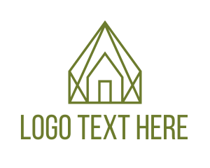Village - Green Builder Residence logo design