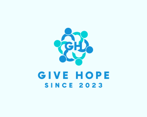 Donation - People Charity Foundation Group logo design