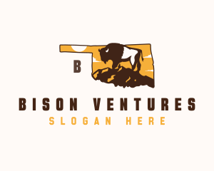 Oklahoma American Bison logo design