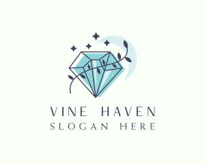 Natural Moon Crystal logo design