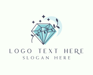 Healing Crystal - Natural Moon Crystal logo design