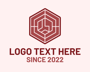 Three Dimension - Interior Design Pattern logo design