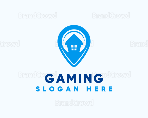 Home Location Pin Logo