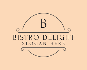 Elegant Bistro Bar logo design