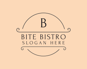 Elegant Bistro Bar logo design