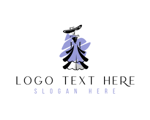 Skirt - Woman Fashion Dress logo design