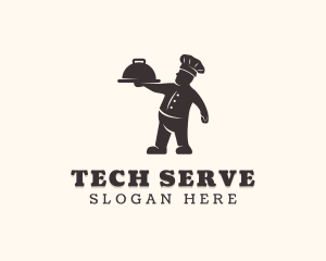 Server - Restaurant Chef Server logo design
