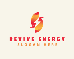 Lightning Bolt Energy logo design