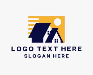 House Residential Roofing  Logo