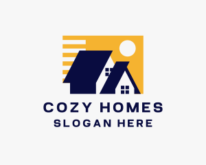 Housing - House Roofing Maintenance logo design