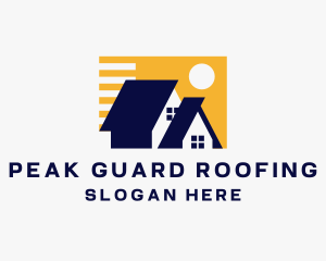 Roofing - House Roofing Maintenance logo design