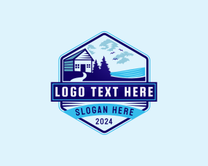 Tourist - Vacation Cabin Resort logo design