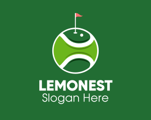 Tennis Golf Ball  Logo