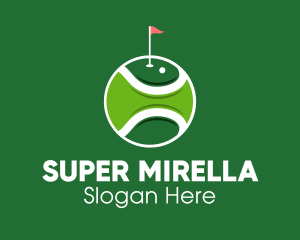 Tennis Golf Ball  Logo