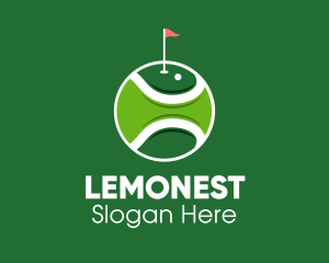 League - Tennis Golf Ball logo design