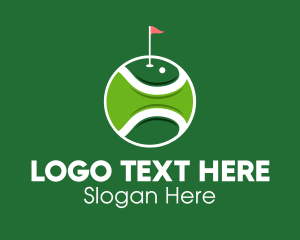 Golf Tournament - Tennis Golf Ball logo design